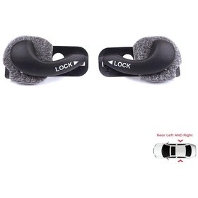 Resim Fiat Palio Siena 96-2016 Albea İçin Arka Kapı İç Açma Kolu Siyah 