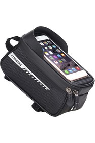 Resim Streak Bisiklet Elektrikli Scooter Bölmeli Çanta Su Geçirmez Telefon Tutucu Gidon Uyumlu Çantası 