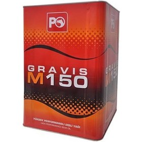 Resim Petrol Ofisi Gravis M 150 Teneke Dişli Yağı 16 KG 