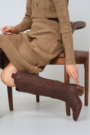 Resim Mio Gusto Romina Kahverengi Kovboy Çizmesi 