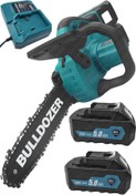 Resim Bulldozer 58V Akülü Zincirli Ağaç Kesme Testeresi Büyük Boy Profesyonel 
