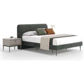 Resim Enza Home Hera Başlıklı Karyola 2'li Set - Yeşil 