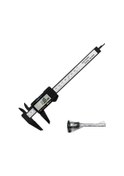Resim Sürmeli Kumpas 0-150mm Plastik Lcd Dijital Elektronik Sürmeli Kumpas Okuma Mikrometre Cetvel Ölçme Aracı 