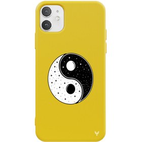 Resim iPhone 11 Yin Yang Symbol Telefon Kılıfı 