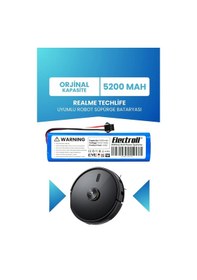 Resim Realme Techlife Uyumlu Batarya Standart Kapasite 5200mah Robot Süpürge Bataryası 