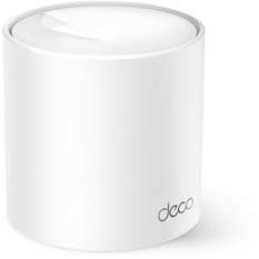 Resim TP-LINK DECO-X10, AX1500, Tekli Mesh, 300-1201Mbps Dual Band, WiFi6, 2Port Gigabit Lan, 190m2 kapsama Alanı, Router, Geniş Alan İnternet Ağı Sağlayıcısı 