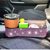 Resim Dashanshop Kırmızı Sağ Araç Depolama Box Telefon Şişe Multifonksiyonel 