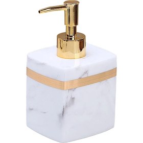Resim Reçine Sabun Dağıtıcı Masa Üstü Mutfak Için Yeniden Kullanılabilir Banyo Duş Şampuanı BEYAZ-400 ml 