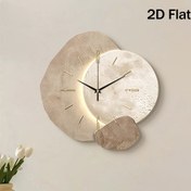 Resim 1 adet Modern Chic Duvar Saati, Süper Sessiz Kuvars Hareketi ile - Şık Karışık Renkler, Çıkarma Yok, Oturma Odası, Yatak Odası, Mutfak veya Kahve Barı Dekorasyonu için İdeal, Saat Duvar Dekoru 