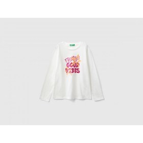 Resim Benetton Kız Çocuk Uzun Kollu T-shirt 3I1XC10KB-24K (3I1XC10KB-24K) 