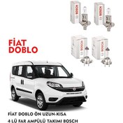 Resim FİAT DOBLO ÖN UZUN-KISA 4 LÜ FAR AMPÜLÜ TAKIMI BOSCH 