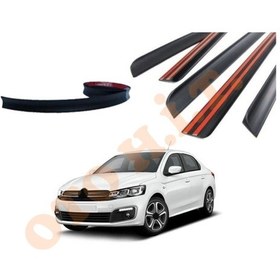 Resim Citroen C Elysee Makyajlı Uyumlu Bagaj Üstü Spoiler Mat Siyah 