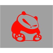 Resim SEÇ Kızgın Panda Sticker Çok Amaçlı Sticker 