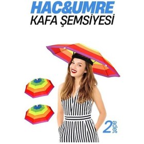 Resim Zenvac Hac Umre Kafa Şemsiyesi Güneş Koruma Şemsiyesi 2 Adet 716266 Zenvac29 