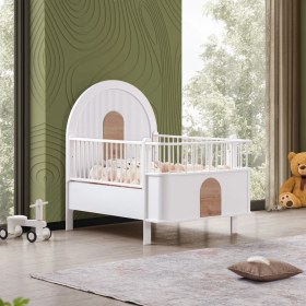 Resim Setay Mdf Beşik, Venüs Büyüyen Beşik 90X130 - Venüs Karyola 90X190 