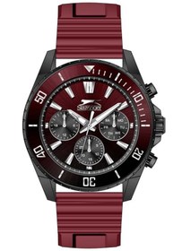 Resim Slazenger SL.09.2274.2.07 Quartz Silikon Bordo 45 mm Erkek Kol Saati 