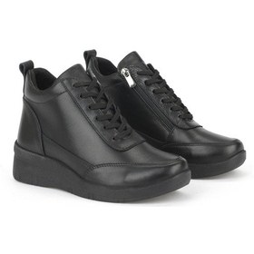 Resim Ziya, Kadın Hakiki Deri Bot 153359z375 Siyah 153359z375 000 Siyah 