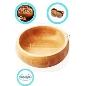 Resim 4 Adet Ahşap Bambu Çerez Tabağı Organik Bambu Kase Çerezlik & Bambu Çerezlik & Sofra Çerezlik 