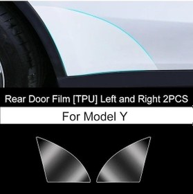 Resim Novahub Ön Kapı Arka Kapı Koruyucu Film Tesla Model3/y 2017-2022 Görünmez Araba Giyim Tpu Film Dekorasyon Özel Aksesuarlar Modely Rear 