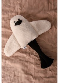 Resim Sevimli Peluş Çocuk Uyku Arkadaşım - 50 Cm Çocuk Bebek Oyun Uyku Arkadaşı Duffy Ördek Yastık Beyaz 