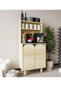 Resim Parma 2 Kapaklı Mutfak Dolap, Kahve Köşesi, Çok Amaçlı Dolap Safir 