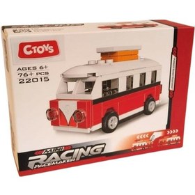 Resim Ctoy-22015/16/17/18 Mini Parçalı Blok Araçlar 4lü S Çok Renkli 