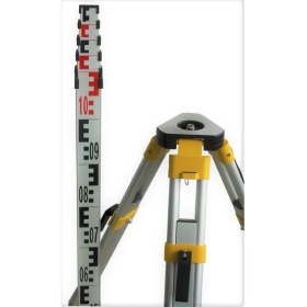 Resim Leica NA532 Otomatik Nivo Seti, Alümiyum Sehpa ve 5m. Telesbobik Mira ile 