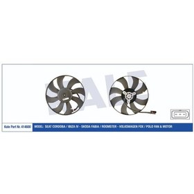Resim Fan Motor Dvlumbzli Seat Cordoba Ibiza Skoda Fabia Polo 2001-2009 504647458 