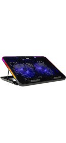 Resim Classone Mila Serisi M2 R-TYPE 13-17 inch RGB Işıklı, 2 Büyük Fan, Telefon Standı,2 USB Notebook Soğutucu Stand 