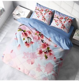 Resim Monohome Yeni Bahar 3D Pamuk Saten Çift Kişilik Nevresim Takımı Çok Renkli 