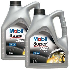 Resim Mobil Super 2000 XE C2 5W-30 Motor Yağı 2 x 4 L 