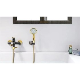Resim Creavit Eg2500 Elegant Banyo Bataryası Siyah Altın 