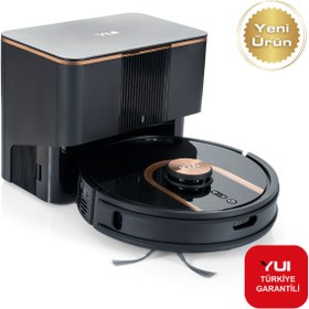 Resim Yui S7 Plus Akıllı Çöp İstasyonlu Robot Vacuum & Mop Süpürge Siyah (YUI TÜRKİYE GARANTİLİ) 