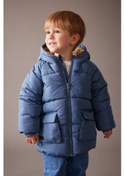 Resim Defacto Erkek Bebek Kapüşonlu Polar Astarlı Şişme Mont A2212A523WNIN87 
