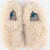 Resim Furry Kırık Beyaz Kürk Barefoot Patik Kırık Beyaz 