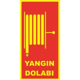 Resim Baysan Fosforlu Fotolümen Levha Yönlendirme Yangın Dolabı Burada 12X24 cm 