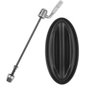 Resim Dofolink İç Mekan Bisiklet Antrenmanı Seti: Ön Tekerlek Sabitleyici + Hızlı Çıkartılabilir Çubuk - Plastik Malzeme 