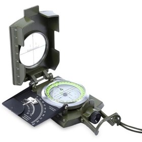 Resim Prizmatik Suya Dayanıklı Işıltılı Pusula Ile Kılıfı Askeri Ordu Kamp Yürüyüş Seyahat Için Jeoloji P 