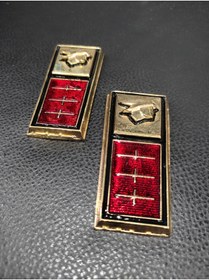 Resim SS Oto Etiketçilere Nostaljik Özel Sarı Metal Döküm Direk Arması 2 Adet(KIRMIZI,MAVİ,SARI) 