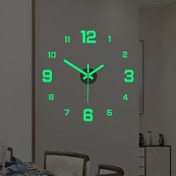 Resim NONZHU Modern 3D Dijital Duvar Saati ve Saatler - Büyük Işıklı Ekran - Sessiz Çalışma - Oturma Odası ve Yatak Odası İçin Mükemmel (Işık Sadece Karanlık Ortamlarda Yanar), Noel için En İyi, Şükran Günü için İdeal 