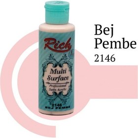 Resim Rich Multi Surface Her Yüzey Akrilik Boya 120 Cc. 2146 Bej Pembe 