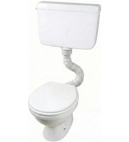 Resim Esnek Körüklü Pisuvar Ve Plastik Rezervuar Temiz Su Sifonu Ve Gider Borusu Diğer 