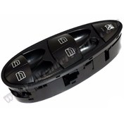 Resim Genel Markalar Mercedes W211 Ön Sol Cam Düğmesi Siyah Çerçeveli 2118213579 