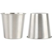 Resim Aotu 2 Adet Açık Kamp Piknik Su Bardağı 304 Paslanmaz Çelik Bira Kahve Kupa Fda Sertifikası Yok, Bpa İçermez Diğer 