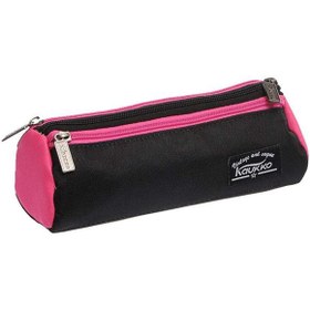 Resim Kaukko Wıchlıght Kalem Çantası Siyah-Pembe K2137 