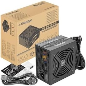 Resim Green GP600A-ECO Rev3.1 Power Supply Pc Güç Kaynağı (3yıl Garanti) 