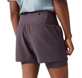 Resim Brooks High Point 5 İnc 2-In-1 Short 2.0 Erkek Şort Ve Kapri Gri 