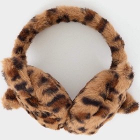 Resim Defacto Kız Çocuk Leopar Desenli Pelüş Kulaklık F4355a825wnbn450 Kahve 