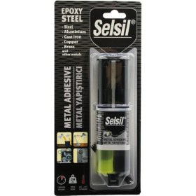 Resim Selsil Epoxy Steel Metal Şırınga Epoksi Yapıştırıcı 28GR. Metal - Çelik - Alüminyum - Ahşap - Plastik (4887) 