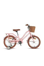 Resim Geroni Milano 16 Jant Kız Çocuk Bisikleti 3-5 Yaş Pembe-beyaz Pembe Beyaz 